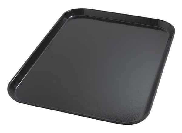 Tray, Flat, 20in.L x 15in.W, Onyx, PK12