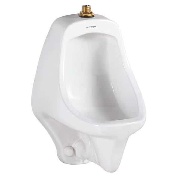 Allbrook Siphon Jet Urinal, Wall Mount, 0.5/1 gpf, White, 3/4 in Spud Connection