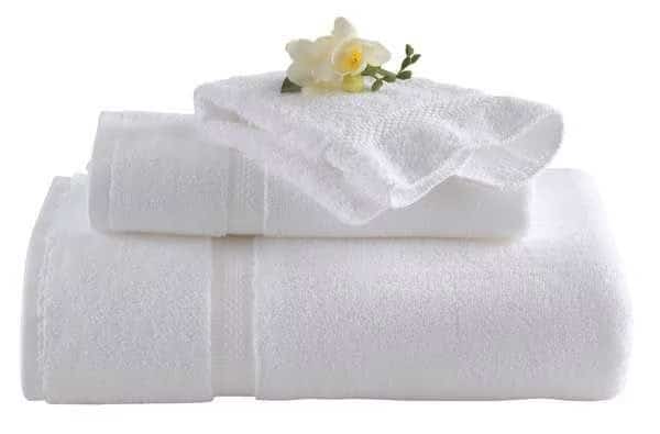 Bath Towel, 30 x 56 In, White, PK12