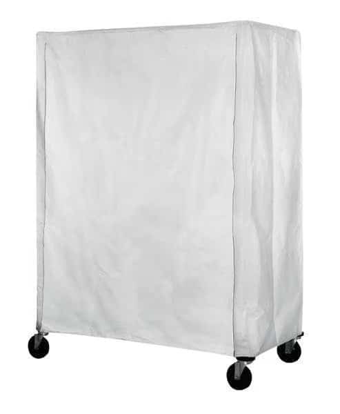 Cart Cover,48x24x54,White,Polyester, Mfr#: CV-54-2448, EAGLE GROUP