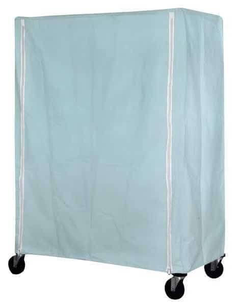 Cart Cover, 60x18x54, Blue, Nylon, Zipper
