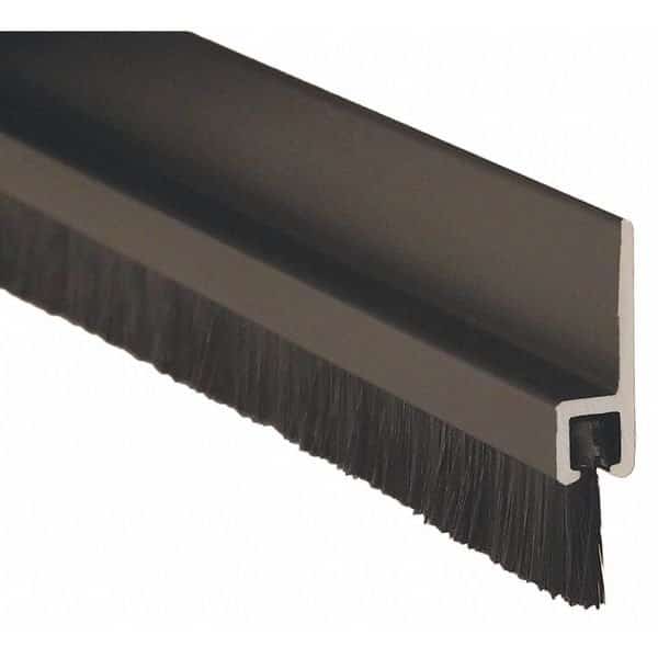 Double Door Weatherstrip, Brush, 7ft L, Blk, PEMKO, Mfr# GG18041DNB84