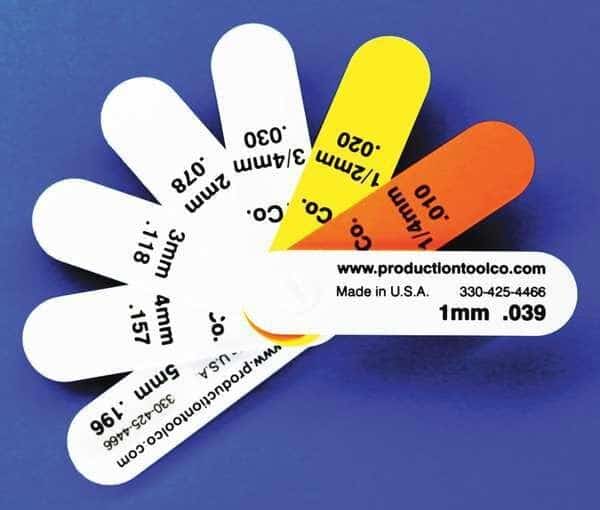 Feeler Gauge, 0.649 In Thick, 3 In L Blade, ASSEMBLY TOOL, Mfr# S - 8