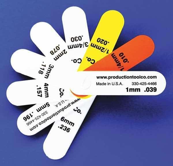Feeler Gauge, 0.885 In Thick, 3 In L Blade