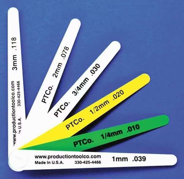 Feeler Gauge, 0.295 In Thick, 4 In L Blade