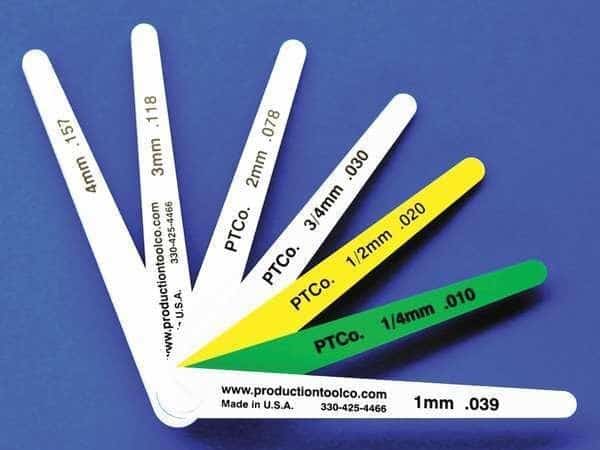 Feeler Gauge, 0.452 In Thick, 4 In L Blade