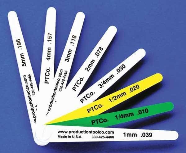 Feeler Gauge, 0.649 In Thick, 4 In L Blade