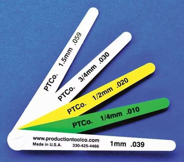Feeler Gauge, 0.157 In Thick, 4 In L Blade
