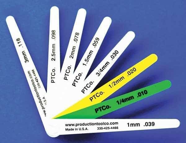 Feeler Gauge, 0.452 In Thick, 4 In L Blade