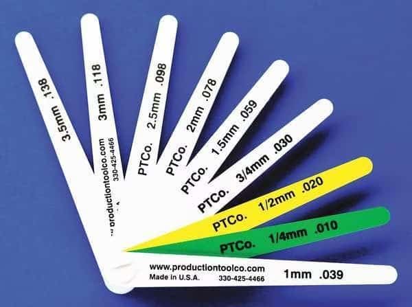 Feeler Gauge, 0.59 In Thick, 4 In L Blade