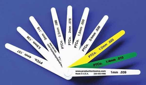 Feeler Gauge, 0.748 In Thick, 4 In L Blade