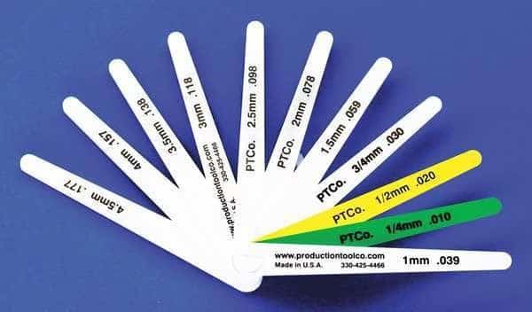 Feeler Gauge, 0.925 In Thick, 4 In L Blade