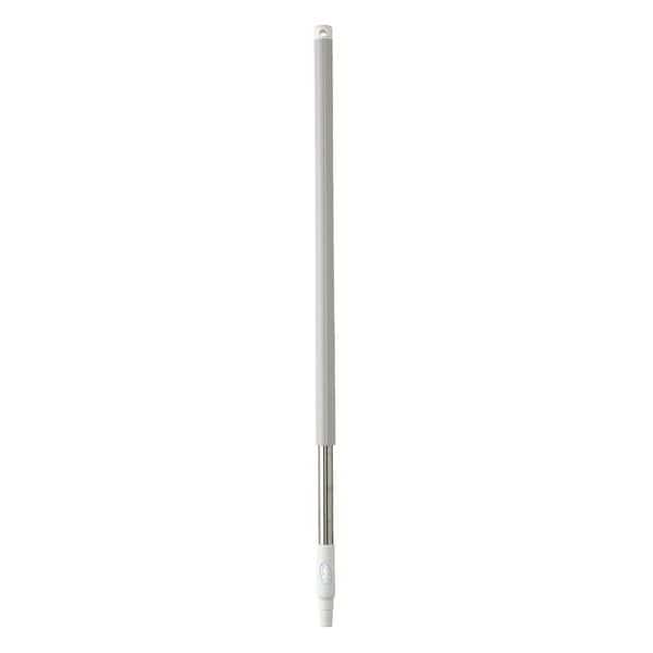 1025mm Color Coded Handle, 1 1/4 in Dia, White, Stainless Steel