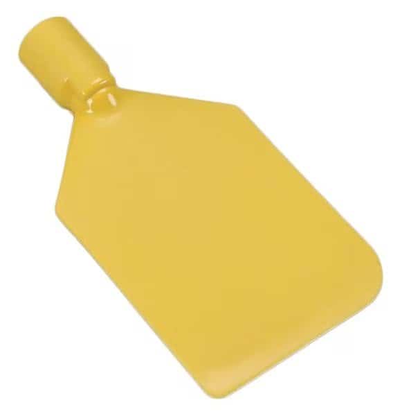 Paddle Scraper, 4-1/2 x 6 in, Nylon, Yellow