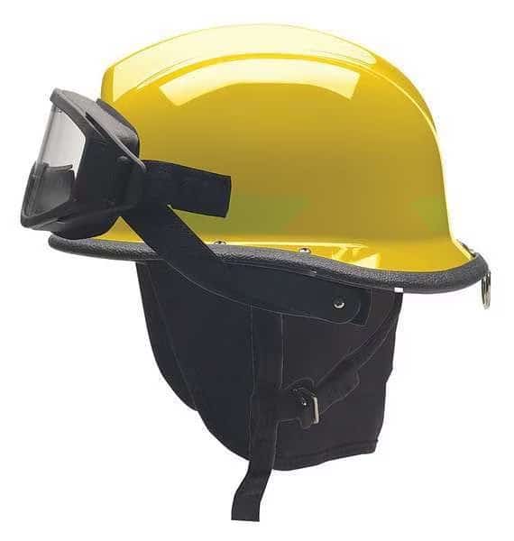 Fire Helmet, Ultem(R), Standard Sure-Lock(R) Ratchet Headband, Yellow, Fits Hat Size 6-1/2 to 8