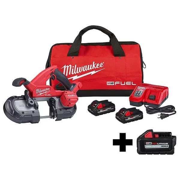 Portable Band Saw Kit,Blade 35 3/8 in L, Mfr#: 2829-22, 48-11-1865, MILWAUKEE