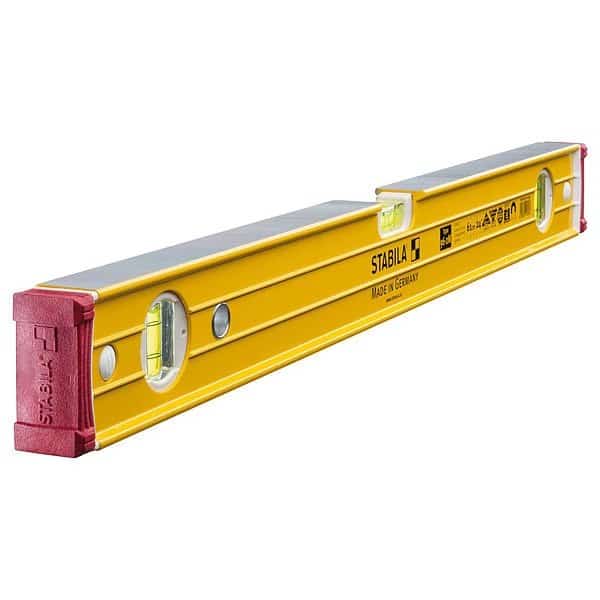 Box Level, Aluminum, 24 in L, 3 Vials