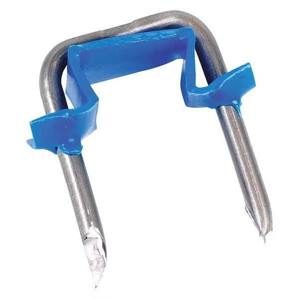 Metal Insulated Staple, Blue, 1/2", PK4000, GARDNER BENDER, Mfr# MSI-950B