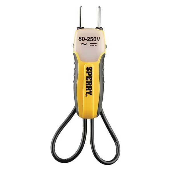 Single Range Volt. Tester,80-250VAC/DC, Mfr#: ET6102, SPERRY INSTRUMENTS