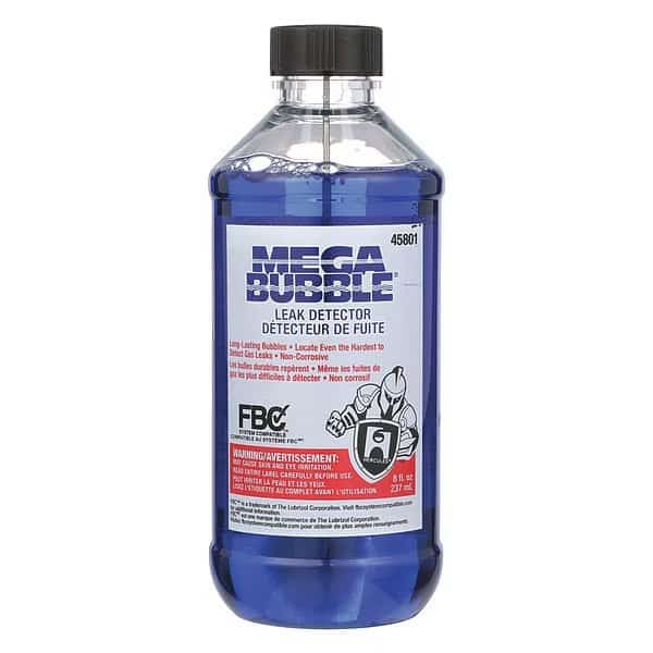 Leak Detector, Blue, Liquid, 8 oz.