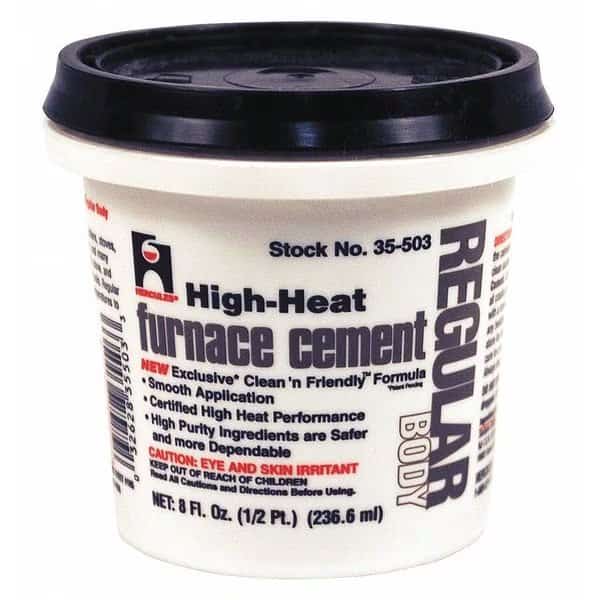 Furnace Cement, High Temperature, 1/2 pt.