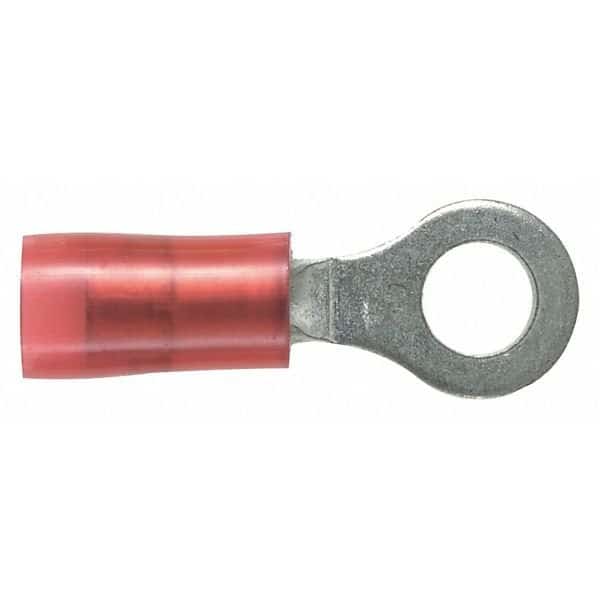 22-18 AWG Nylon Ring Terminal No 10 Stud PK100