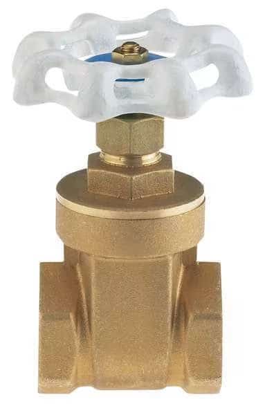 Gate Valve, 3/8 In., Low Lead Brass