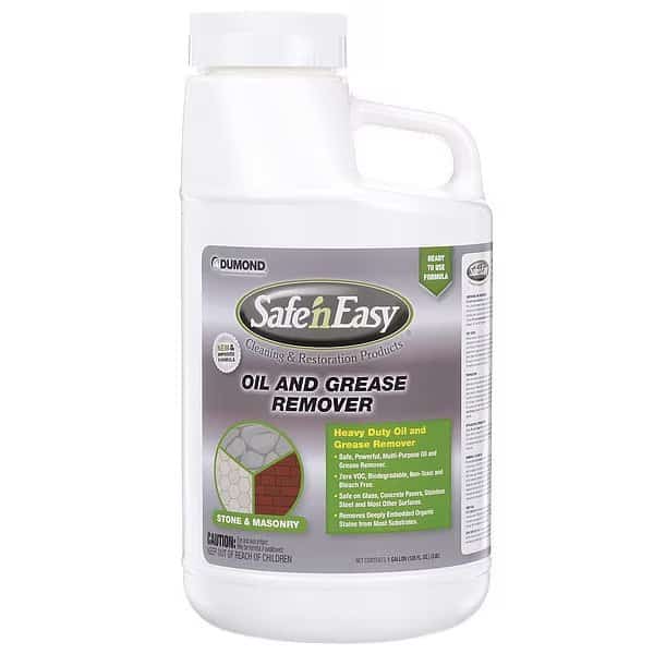 Oil And Grease Remover, 1 Gal Jug, Liquid, Clear
