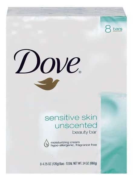 Bar Soap,4.25 Oz,Unscented,Gentle,PK72, Mfr#: CB613789, DOVE