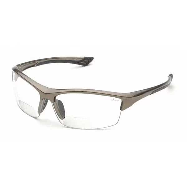 RX350C, Elvex Safety Glasses RX-350-1.5, Anti-Fog, Clear Lens, Half-Frame, Wraparound