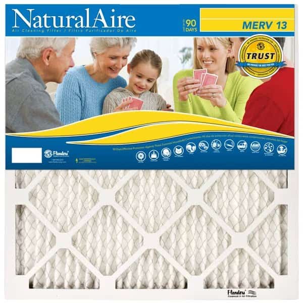 Standard Capacity Pleated Filter, 20"x25"x1", MERV 10