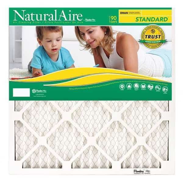 Standard Capacity Pleated Filter, 24"x24"x1", MERV 8