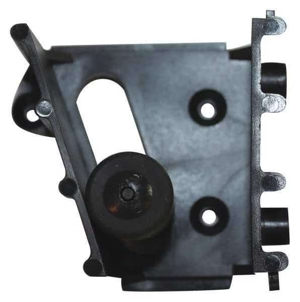 Mop and Broom Holder, Black, 2-1/2 in. L