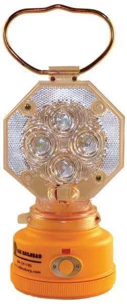 Safety Light, Clear, LED, 2 D Batteries