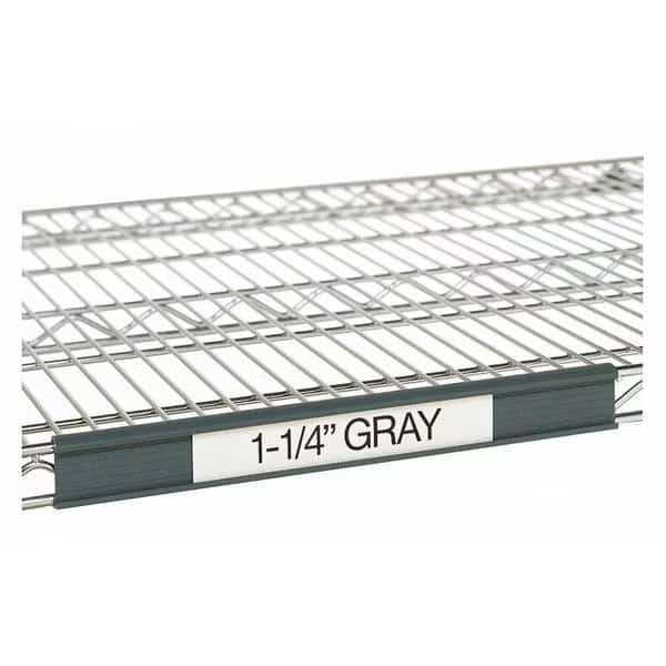 Label Holder, Gray 48 In, PK4