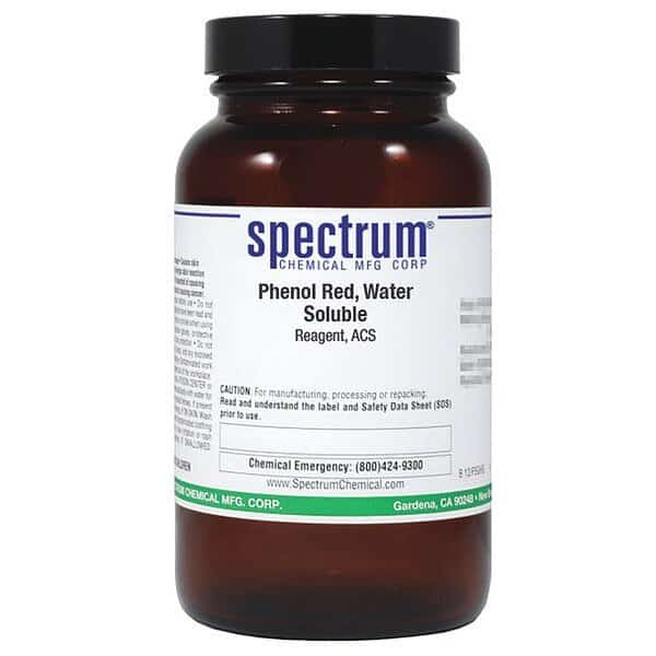 Phenol Red, Water Soluble, Reagent, 100g
