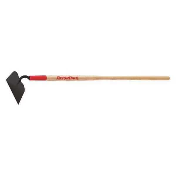 Garden Hoe, Straight, 54 in. L Handle, Wood