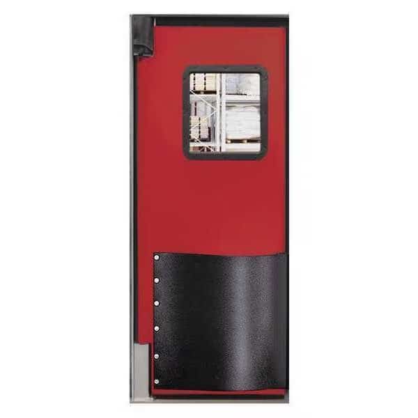 Swinging Door, 7 x 3 ft, Red, Polyethylene