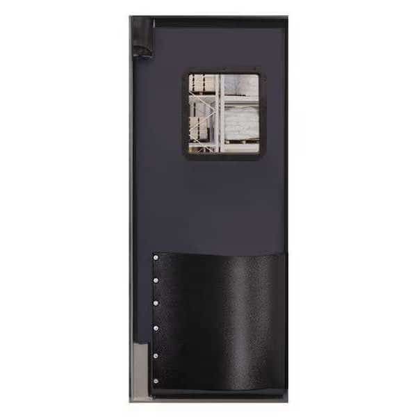 Swinging Door, 8 x 3 ft, Metallic Gray