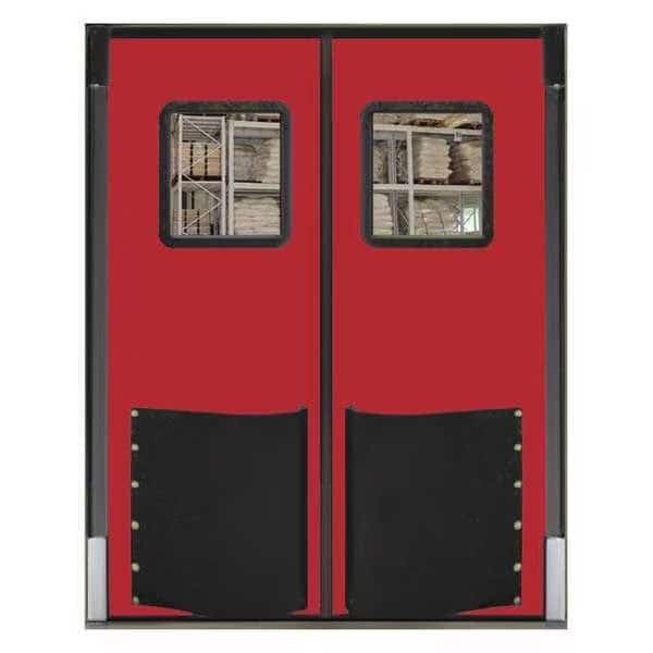 Swinging Dr, 7x5 ft, Red, Polyethylene, PR