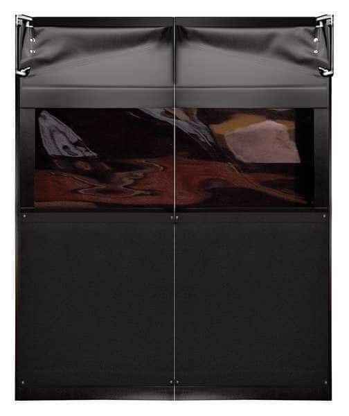 Flexible Swinging Door, 8 x 6 ft, Black, PR