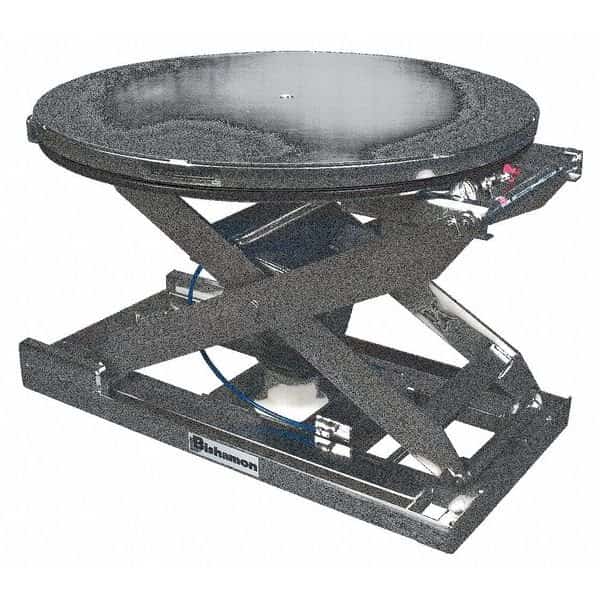 Pneumatic Pallet Positioner, Cap 4000 lb, BISHAMON, Mfr# EZ Loader-SS