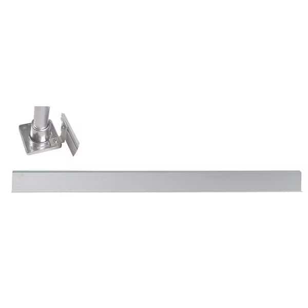 Handrail Toe Board, 6 Ft, Aluminum Mil