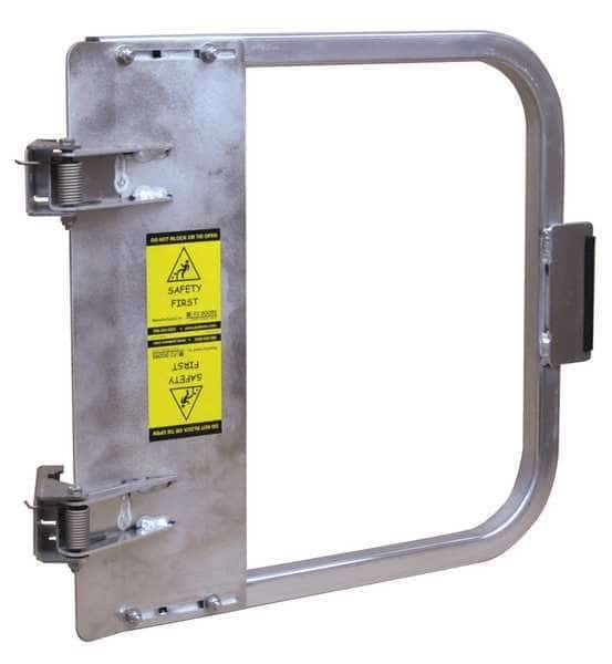 Safety Gate, 34-3/4 to 38-1/2 In, Alum