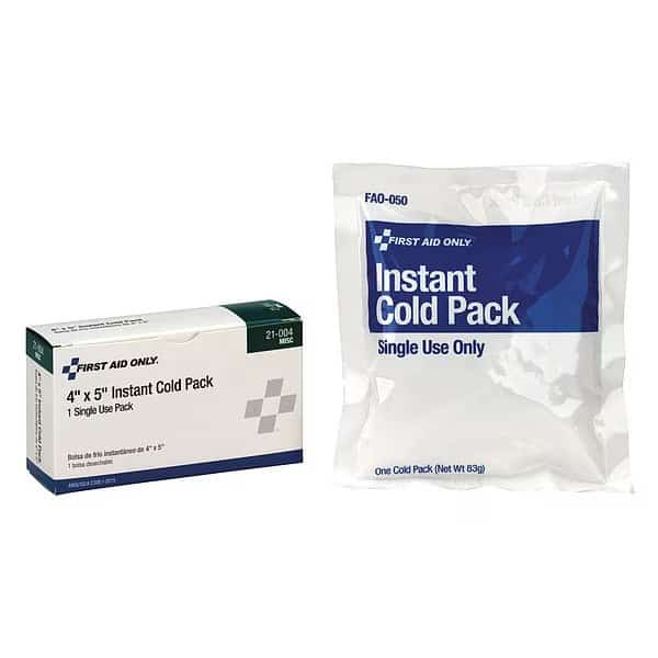 Instant Cold Pack, White, 6In. x 4-1/2In.