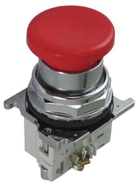 Non-Illuminated Push Button, 30mm, Metal, EATON, Mfr# 10250T122-53