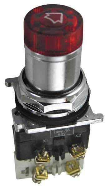 Selector Switch, Illum, 3 Pos, Knob, 30mm, EATON, Mfr# 10250ED1117-3KR