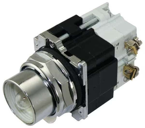 Press To Test Pilot Light, 24VDC, EATON, Mfr# 10250T235N