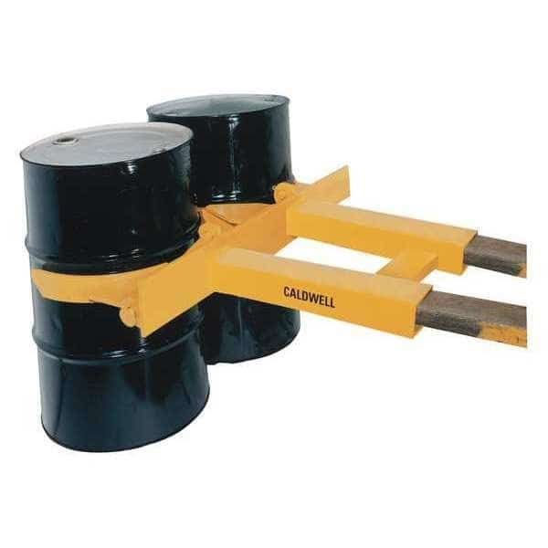 Drum Grab, 1500lb, 30 or 55gal Drum, Yellow, CALDWELL, Mfr# FG-2