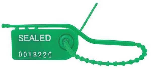All Seal, 8" L, Green, 6 Lb, PK1000